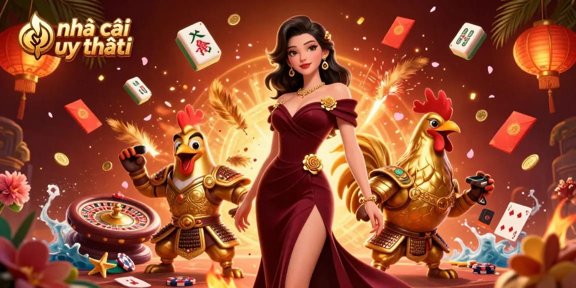 Engage with "nhà cái uy tín" and discover thrilling gaming experiences surrounded by rich, festive elements.