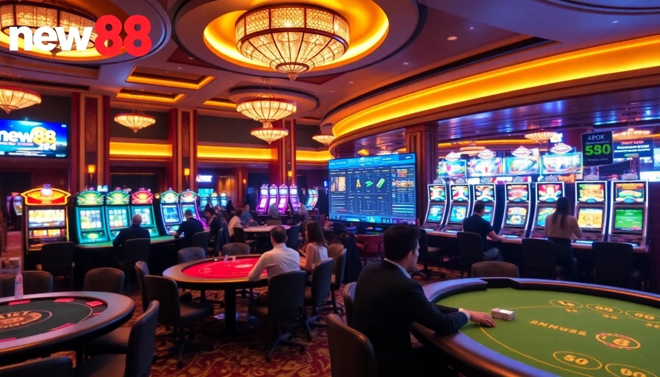 Experience the excitement of new88 with vibrant casino games and captivating visuals.