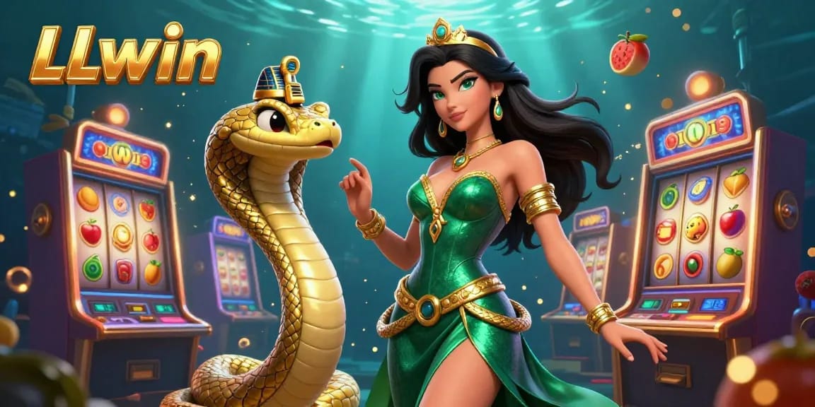 Engage in thrilling jackpot action at LLwin with vibrant casino characters and elements.