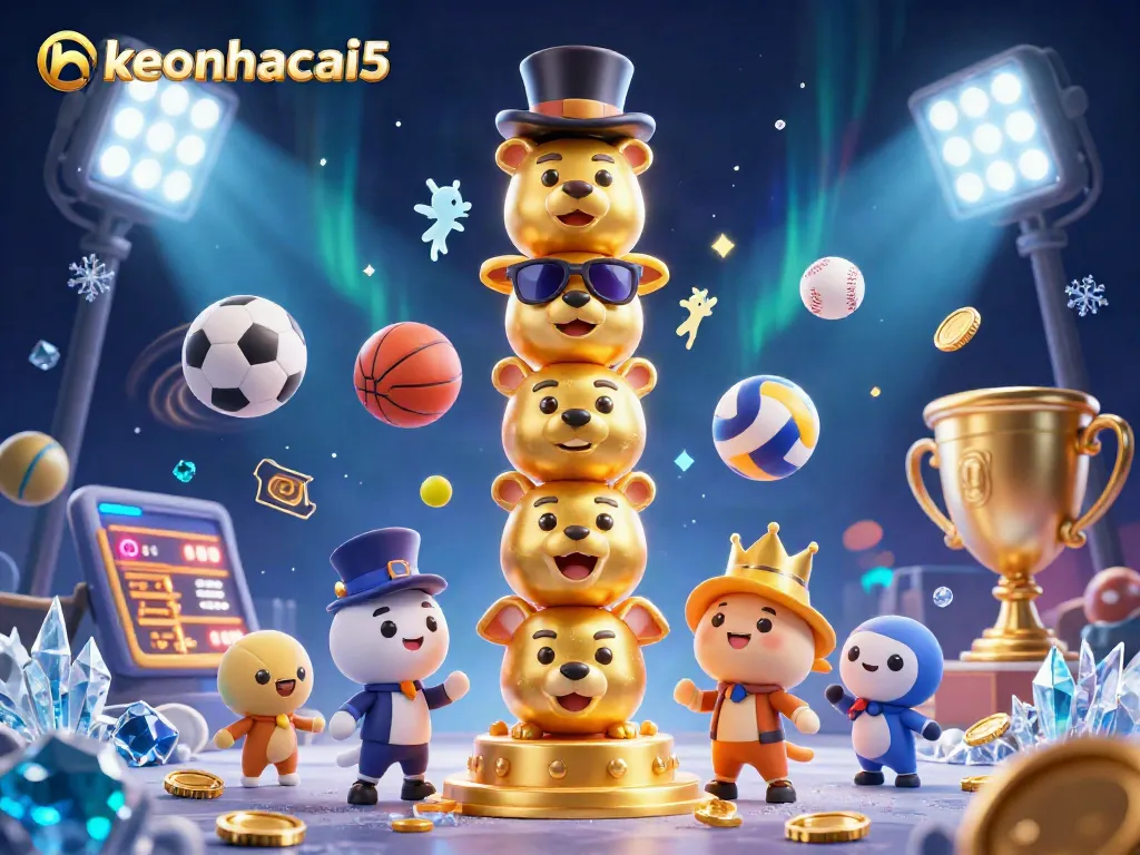 Engage with keonhacai5 for thrilling sports betting action featuring dynamic 3D illustrations.