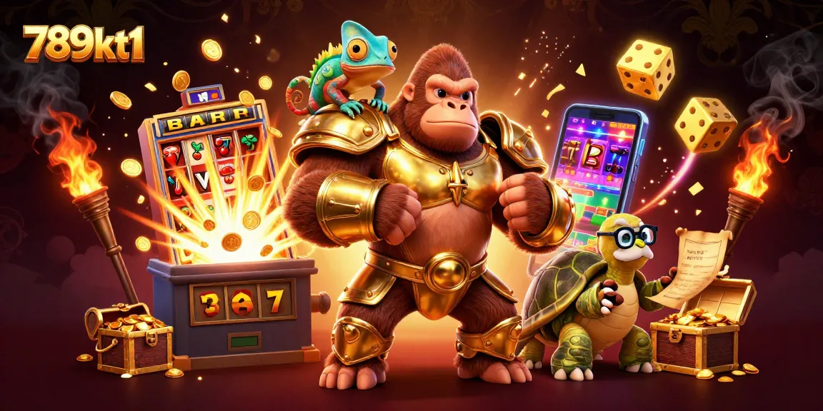 Play thrilling games at 789kt1 with a dynamic 3D casino scene showcasing fun and excitement.
