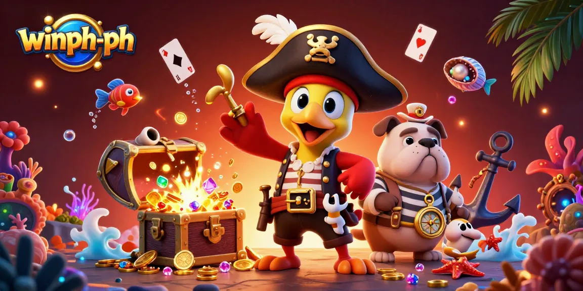 Engage with the winph-ph online casino featuring vibrant characters amidst underwater adventure elements.
