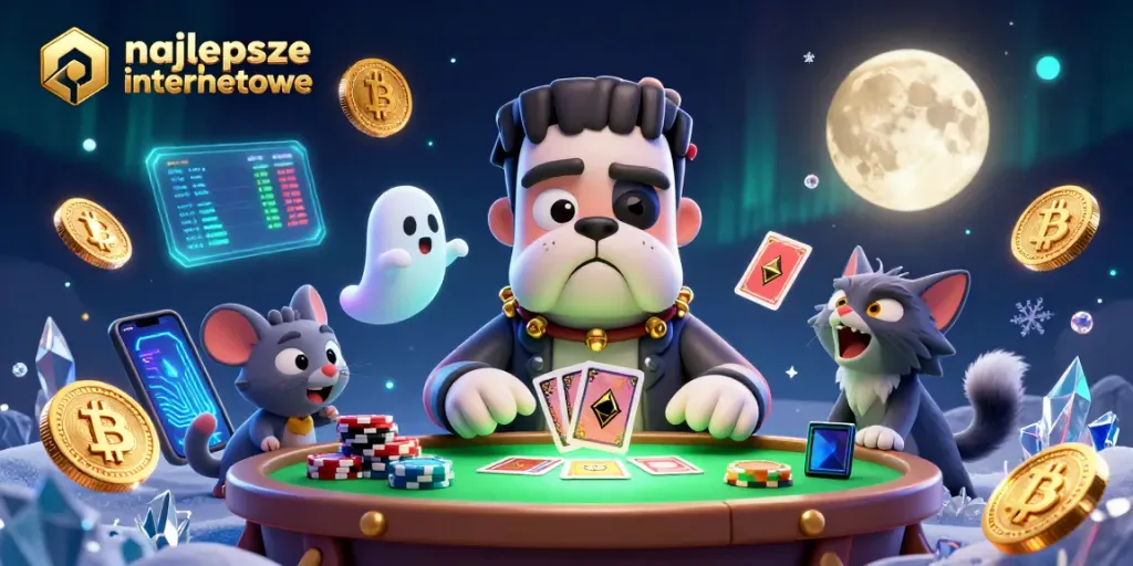 Experience besten kasyna internetowe with playful characters, vibrant casino elements, and dynamic gaming atmosphere.