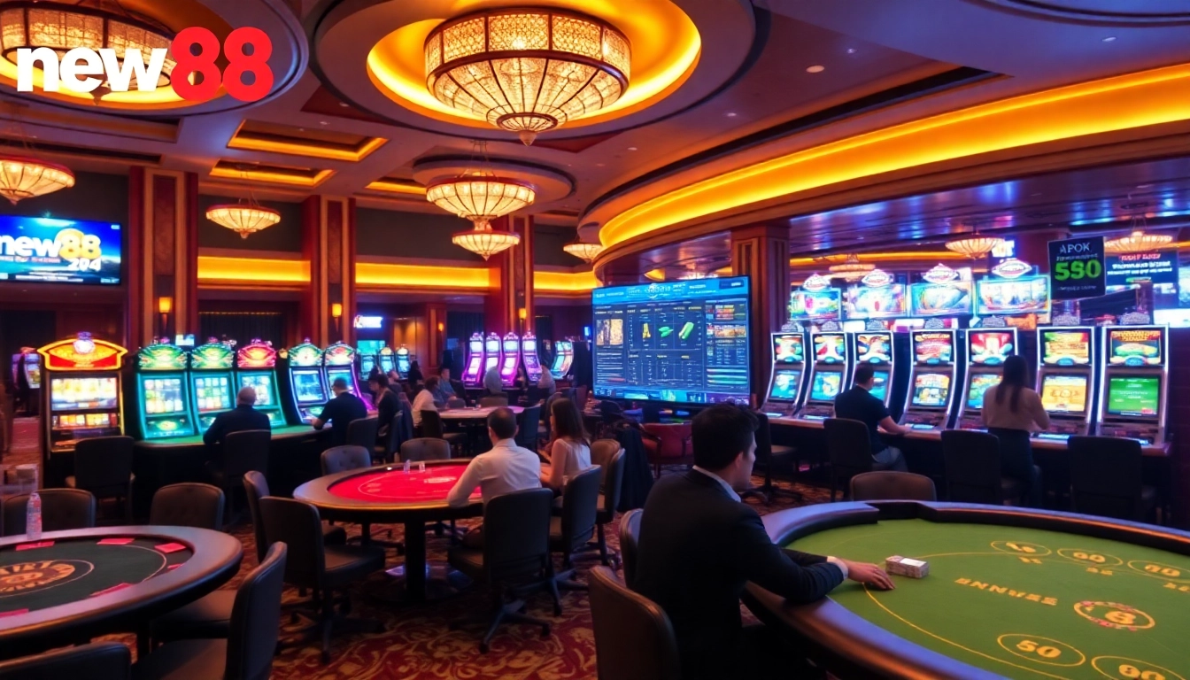 Experience the excitement of new88 with vibrant casino games and captivating visuals.