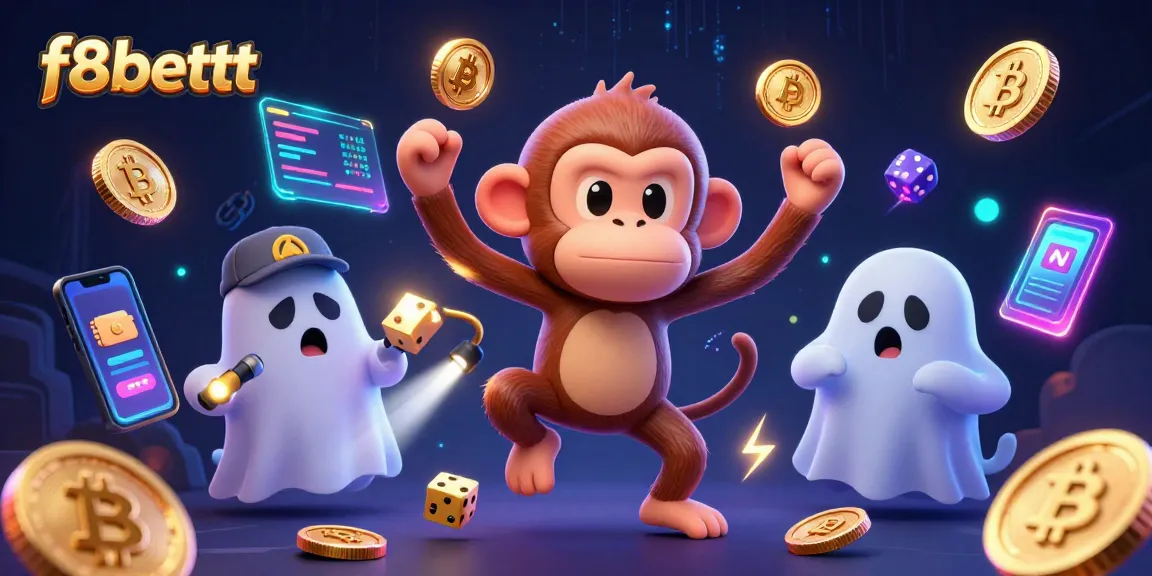 Experience thrilling gameplay at f8bettt as a ghost-hunter puppy tracks a mischievous poltergeist in a vibrant casino scene.