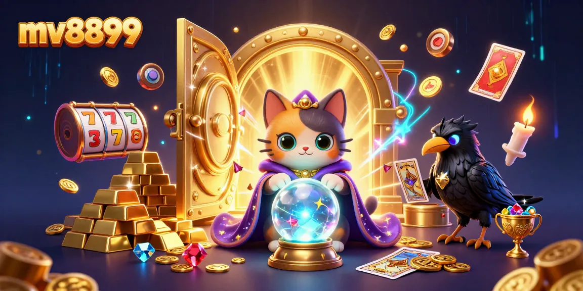 Engage with mv8899 for a mystical 3D casino adventure filled with treasures and vibrant characters.