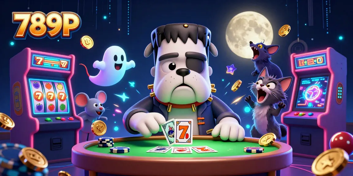 Experience thrilling card games at 789P with vibrant characters amidst colorful gaming elements.