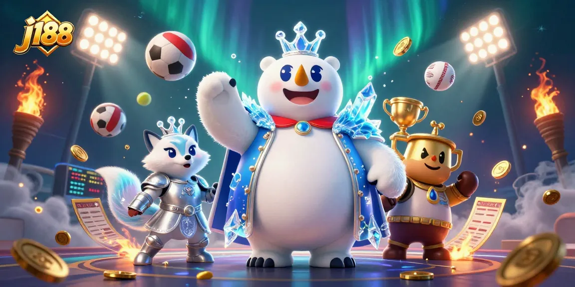 Experience thrilling sports betting action with j188, featuring dynamic characters and exciting elements.