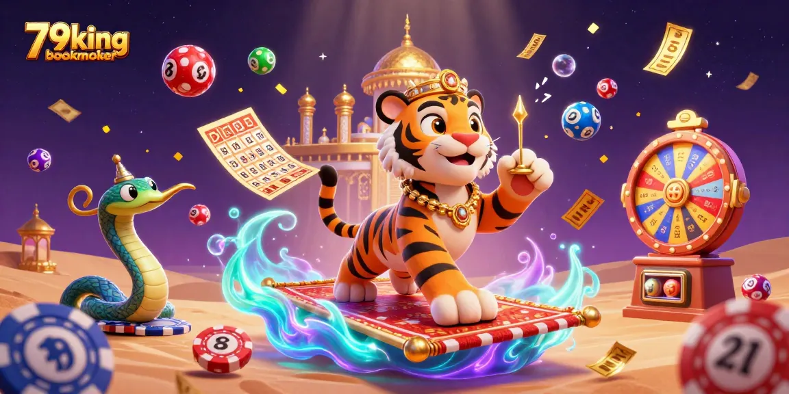 Engage with the vibrant world of the 79king bookmaker by joining an energetic scene filled with colorful casino elements.